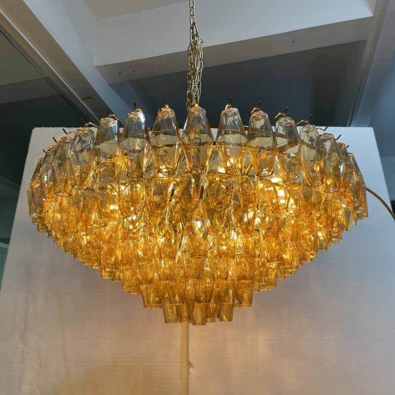 Eclipsia Crystal Tiered Round Chandelier 37"47''62''