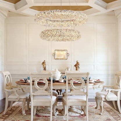 Lumina Halo Crystal Chandelier 31.5"