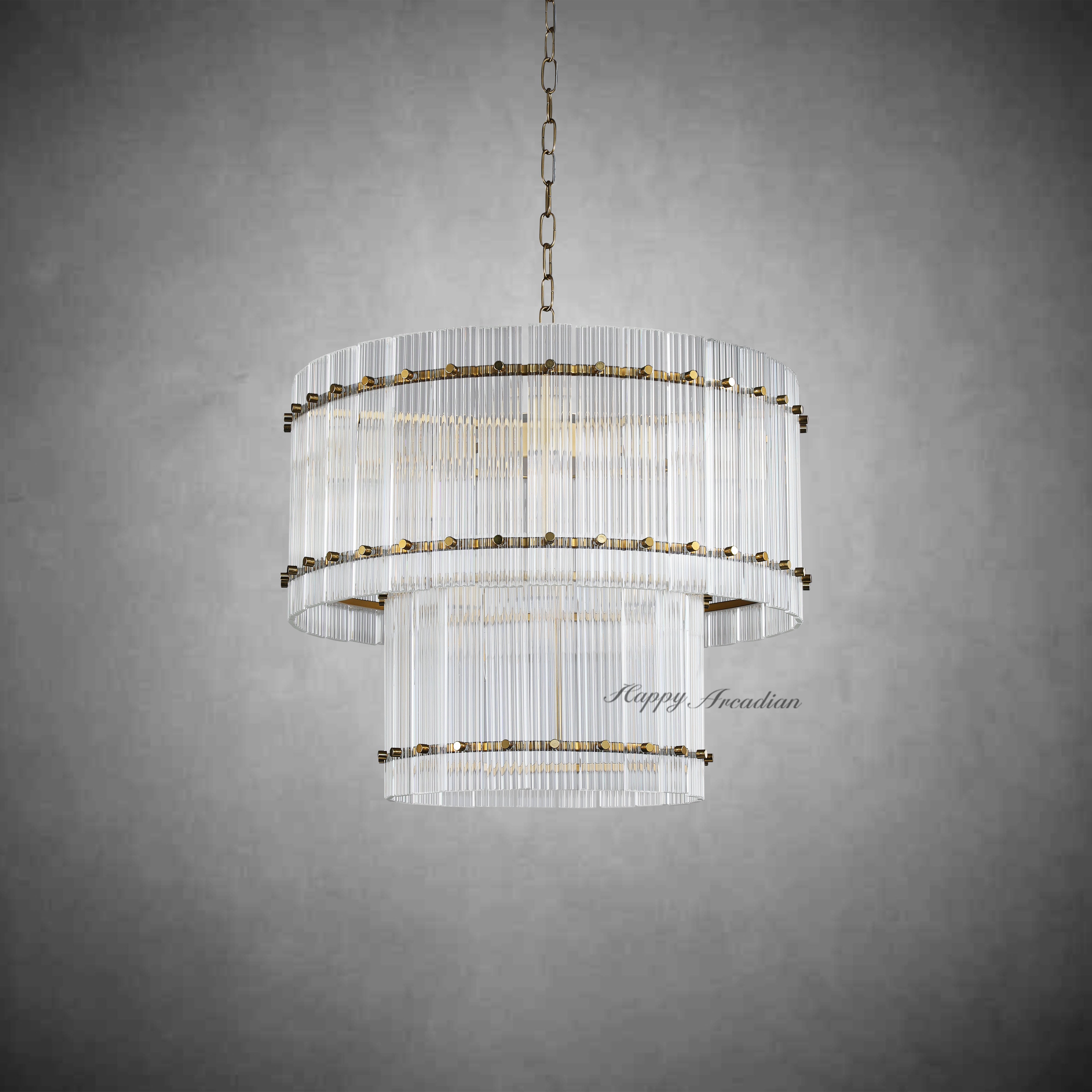 HA Damian TWO-TIER Round Chandelier