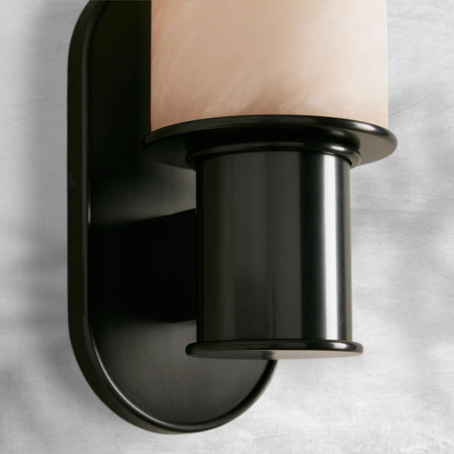 Hesperin Alabaster Wall Sconce – Elegant Brass, Bronze & Nickel Finishes with Warm White Light