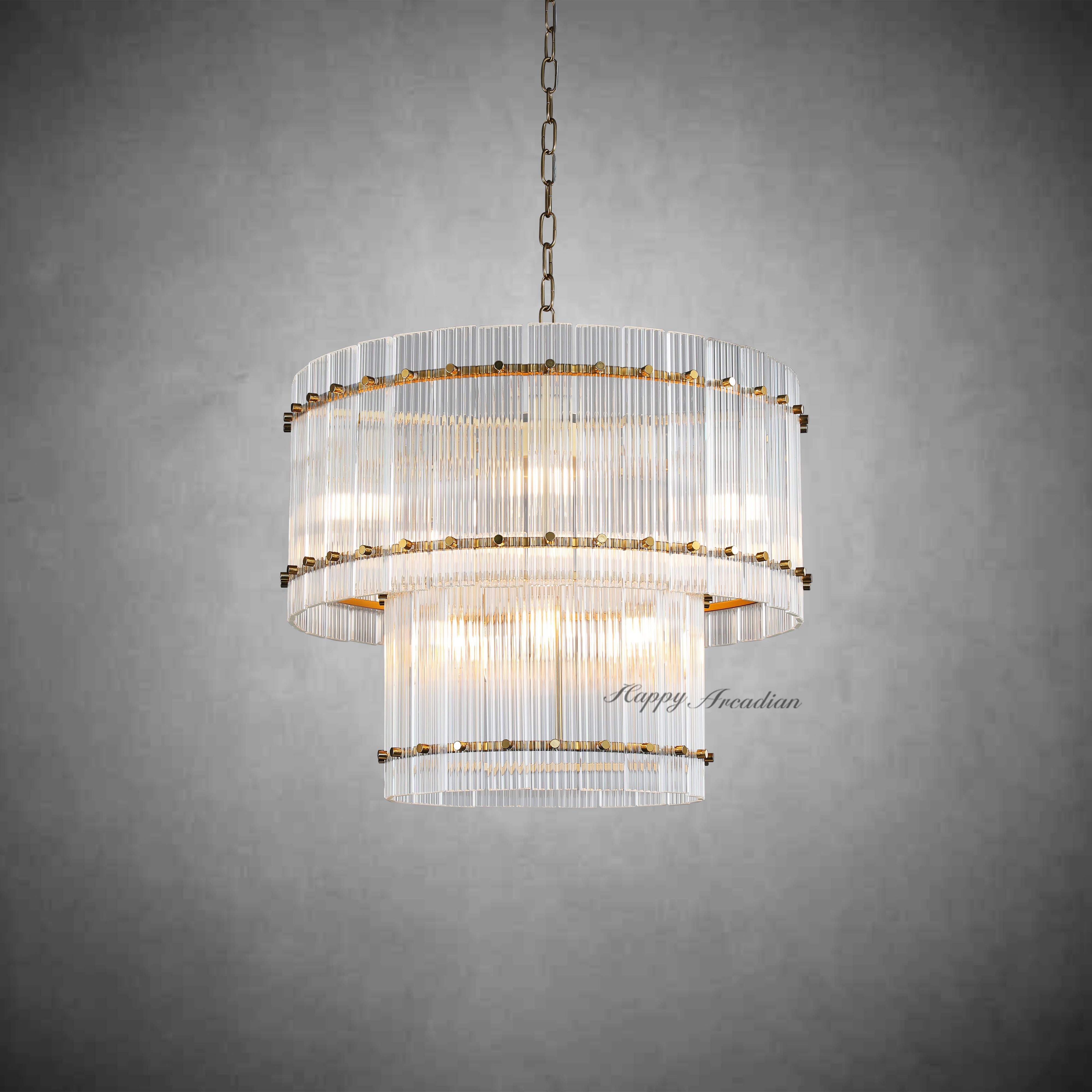 HA Damian TWO-TIER Round Chandelier