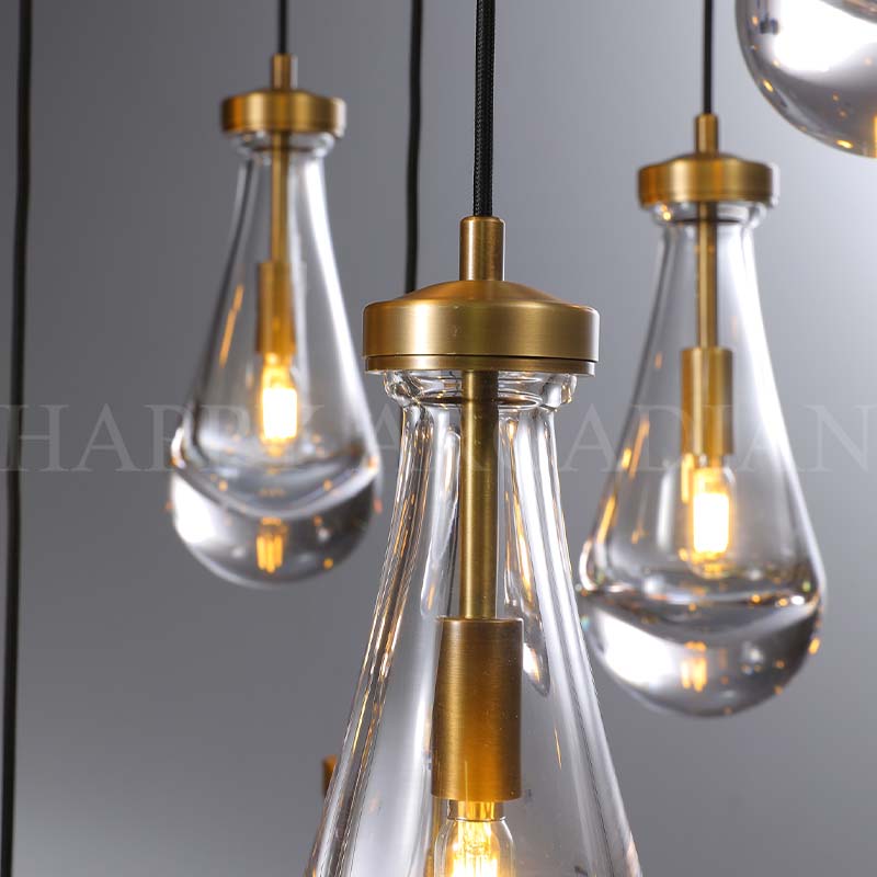 HA Raindrop Round Chandelier 47",21-Lights