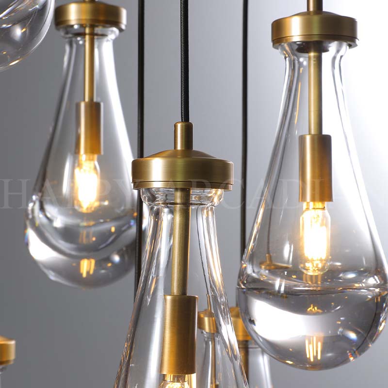 HA Raindrop Round Chandelier 47",21-Lights