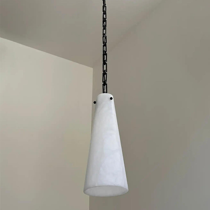 Contemporary Casey Alabaster Pendant Light For Kitchen Island, Living Room