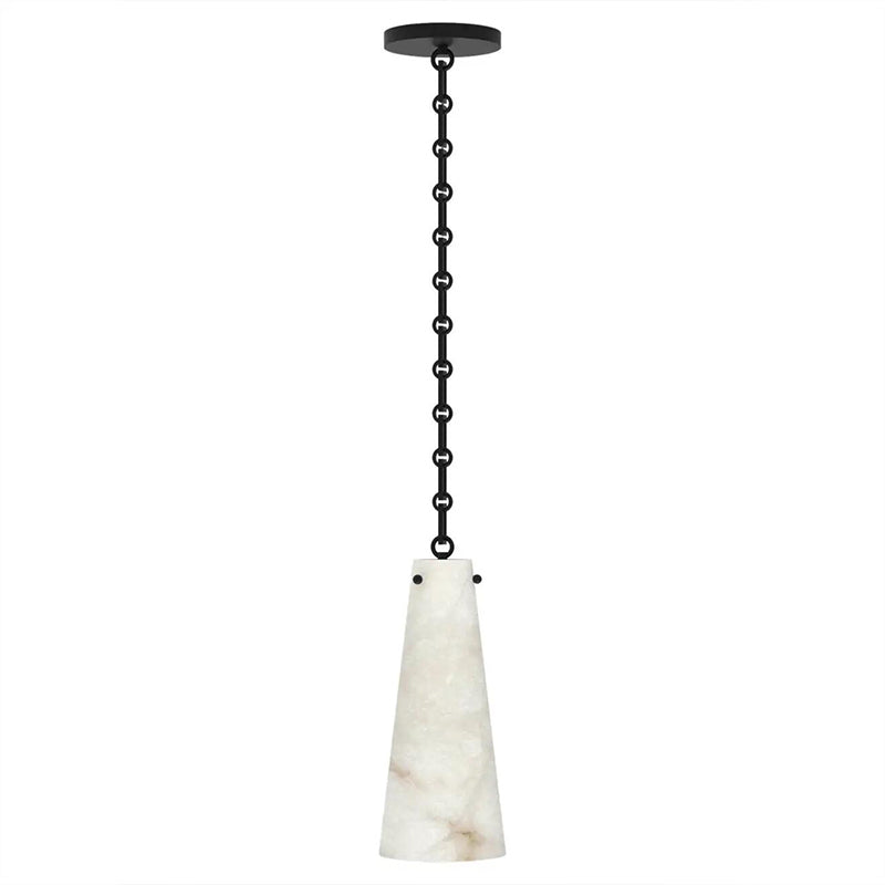 Contemporary Casey Alabaster Pendant Light For Kitchen Island, Living Room