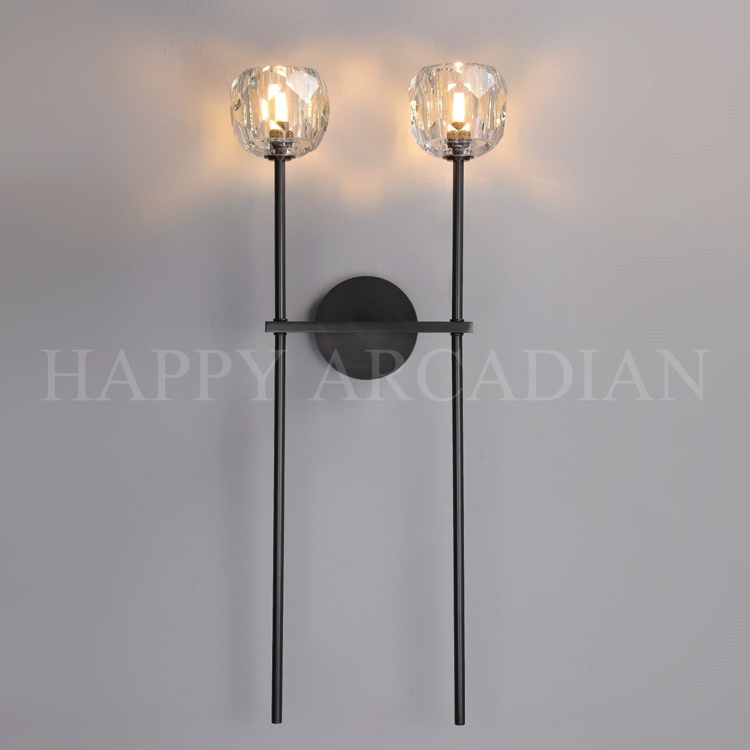 HA Bola De Crystal Ball Grand Double Wall Sconce