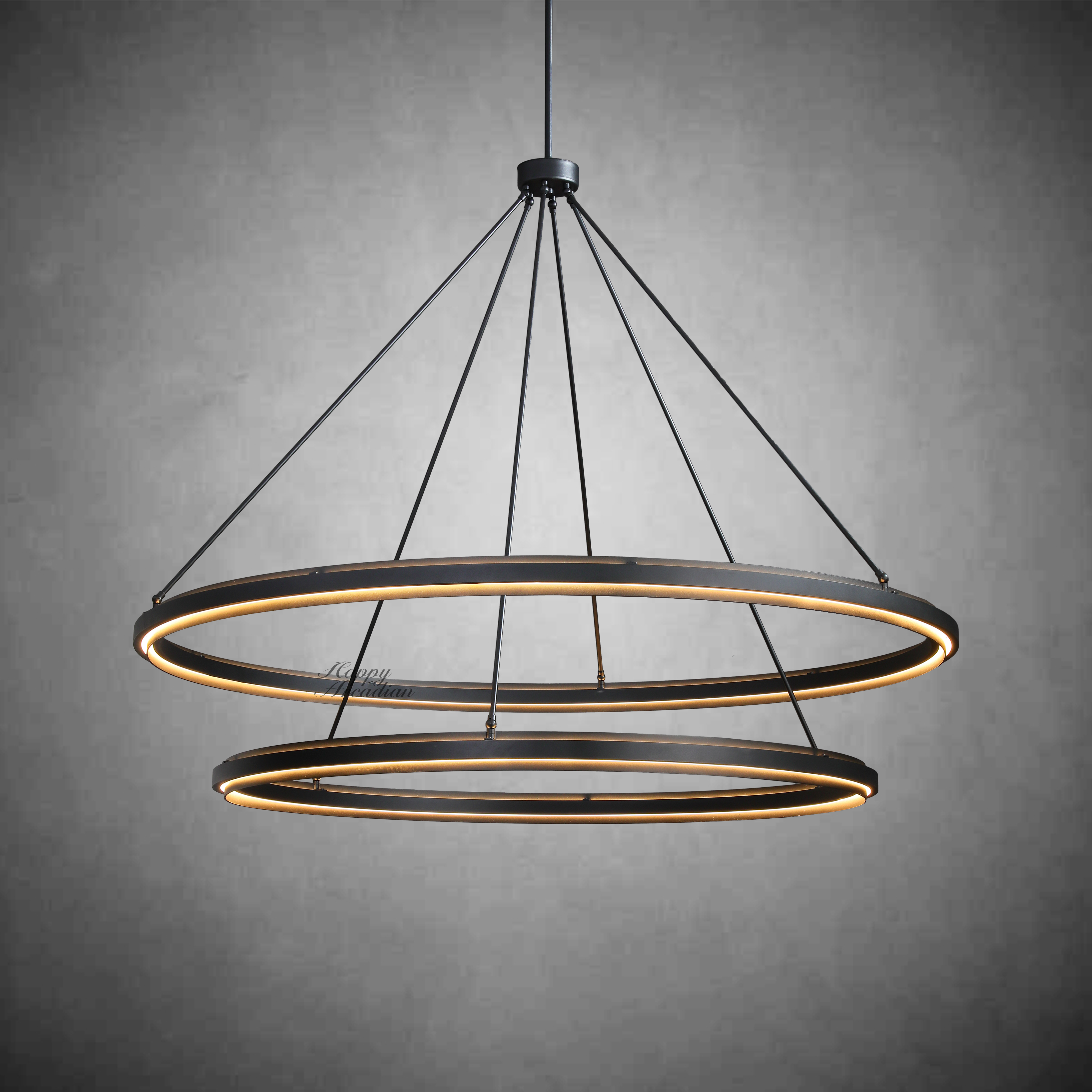 HA Peralta Two-Tier Chandelier 60''