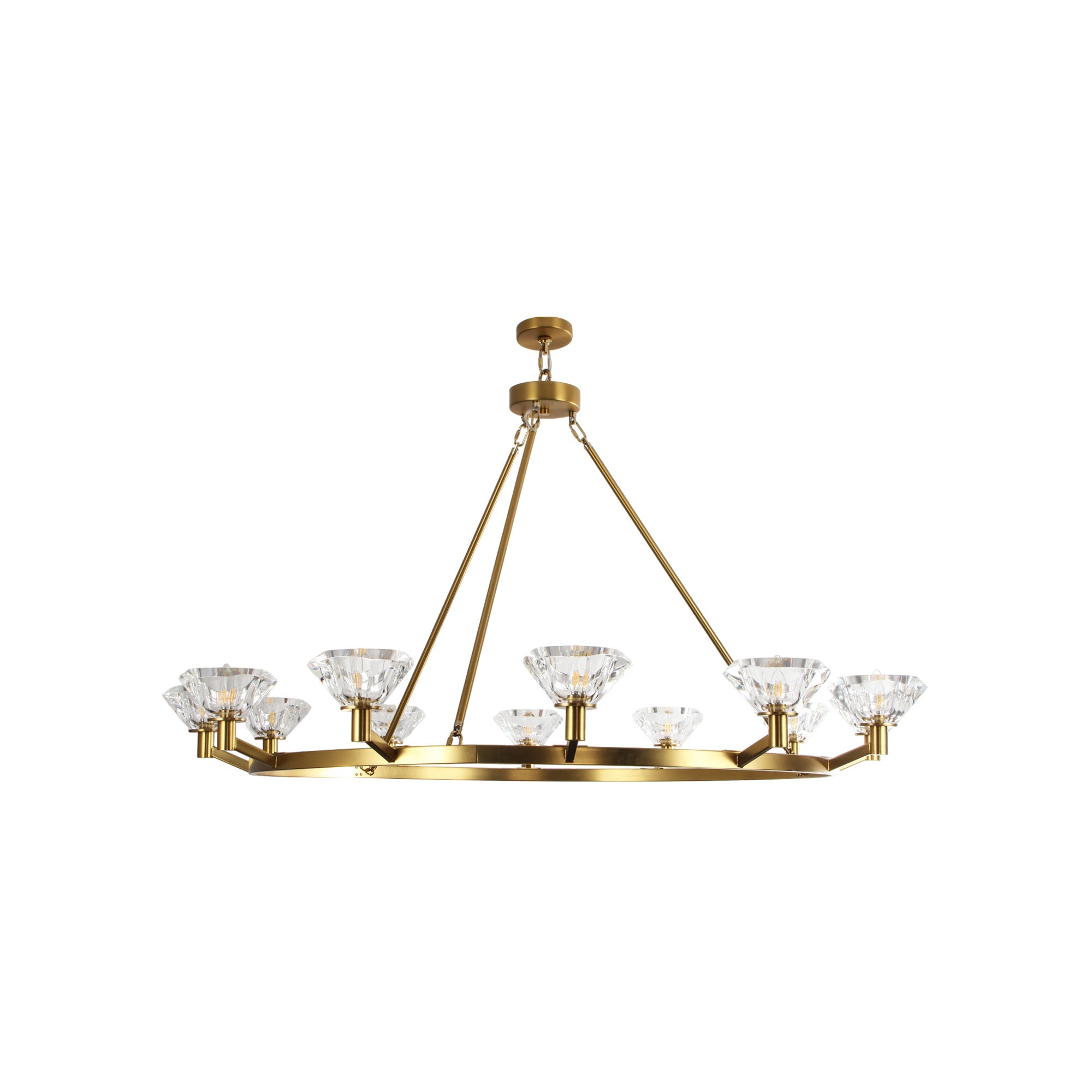 K9 Crystal Cup Chandelier