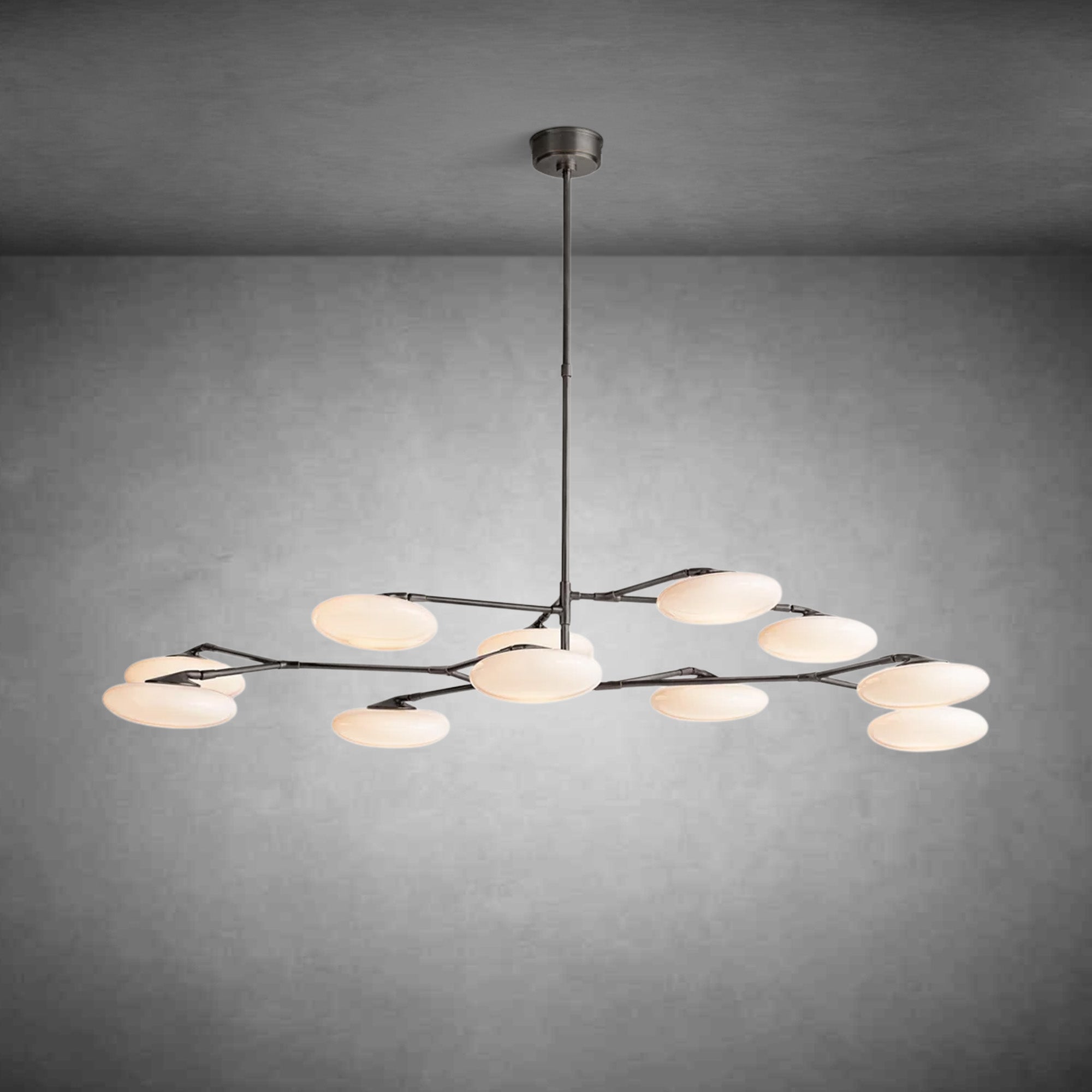 HA Brindille 2-Tier Chandelier 65''