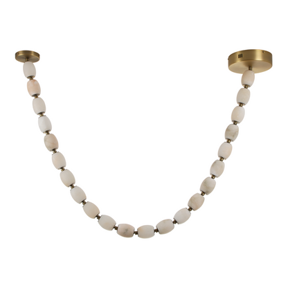 Alabaster Bead LED Pendant Light