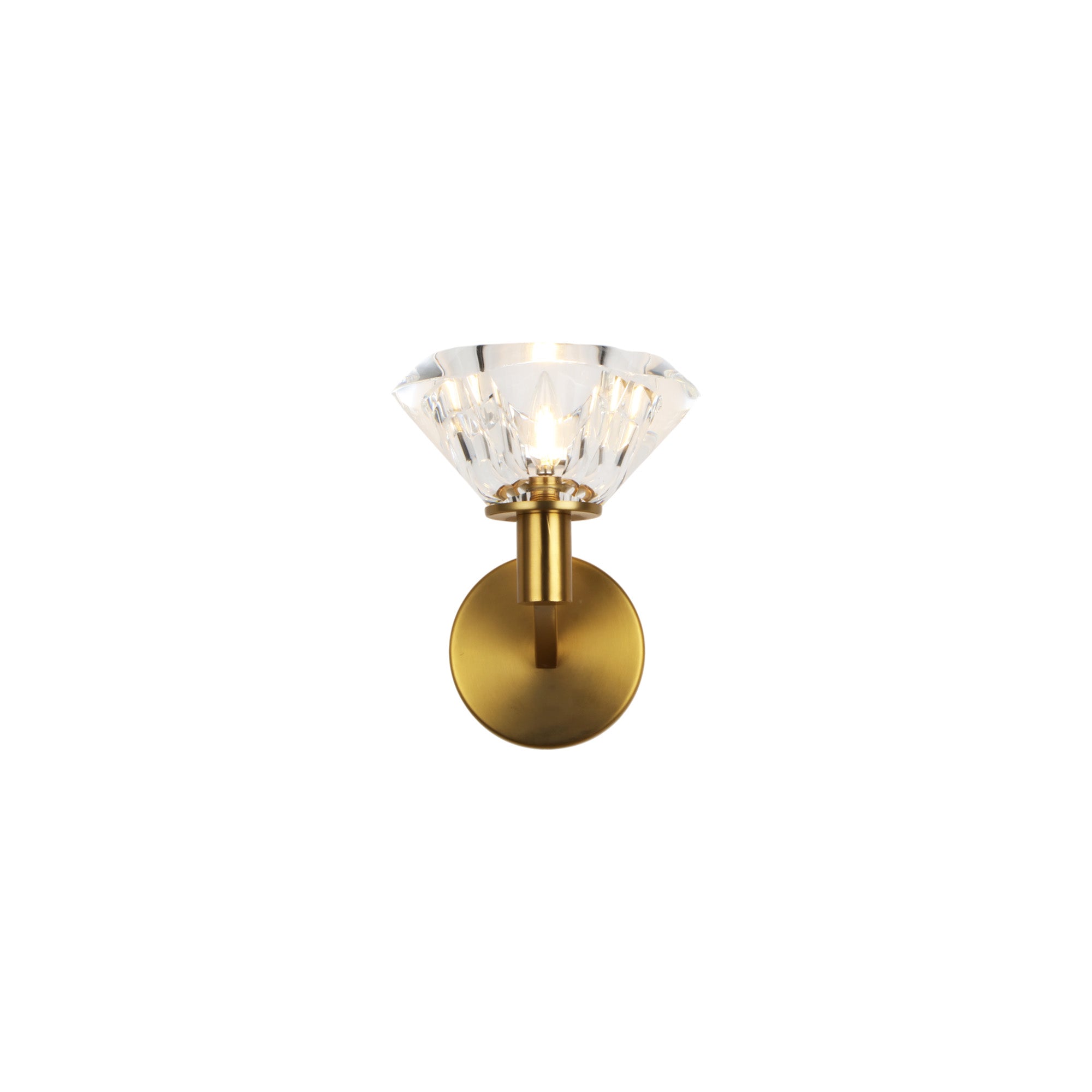 K9 Crystal Cup Wall Sconce