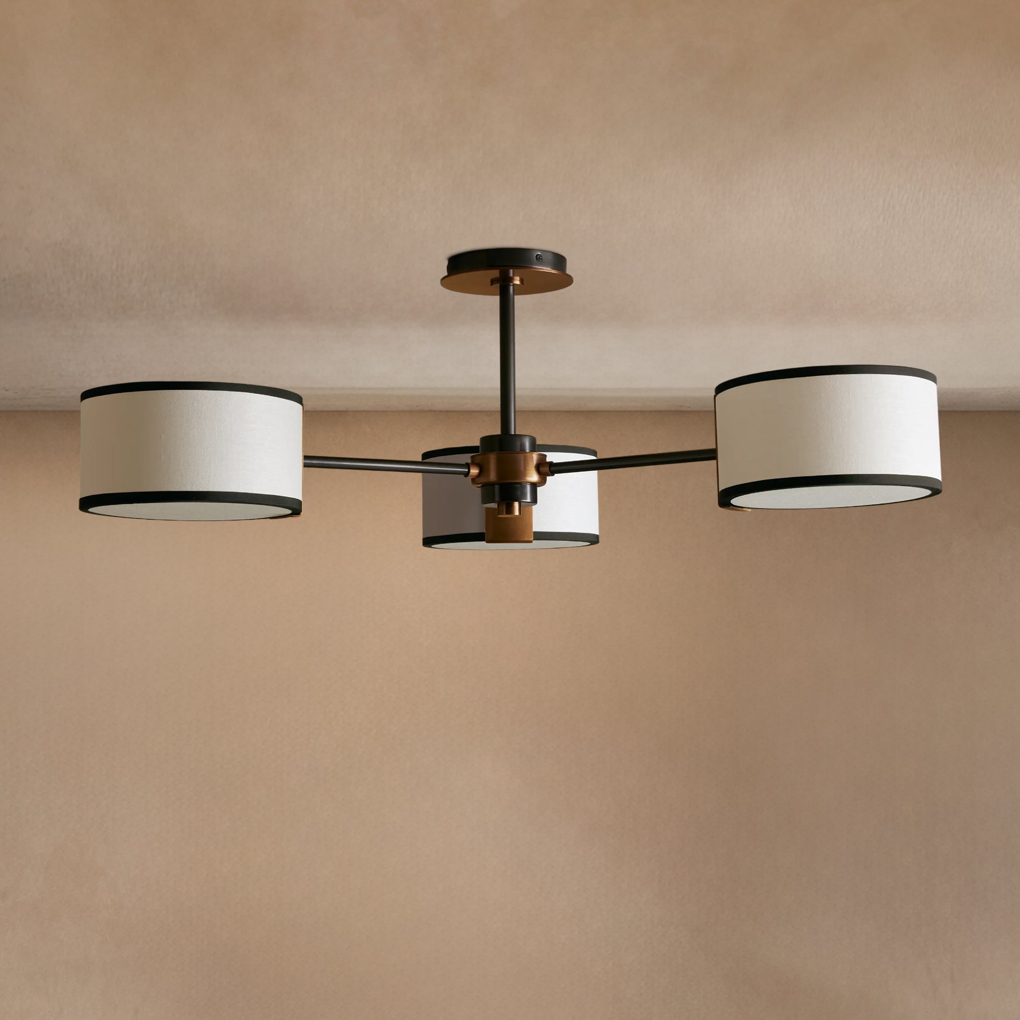 Daphne Fabric Flush Mount