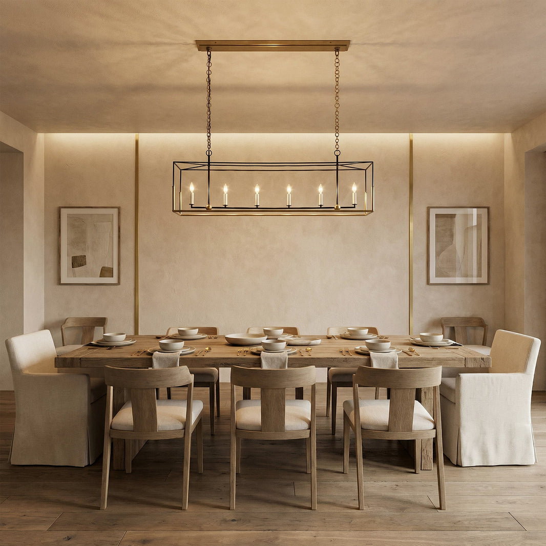 Hurstan 6-Light Linear Chandelier