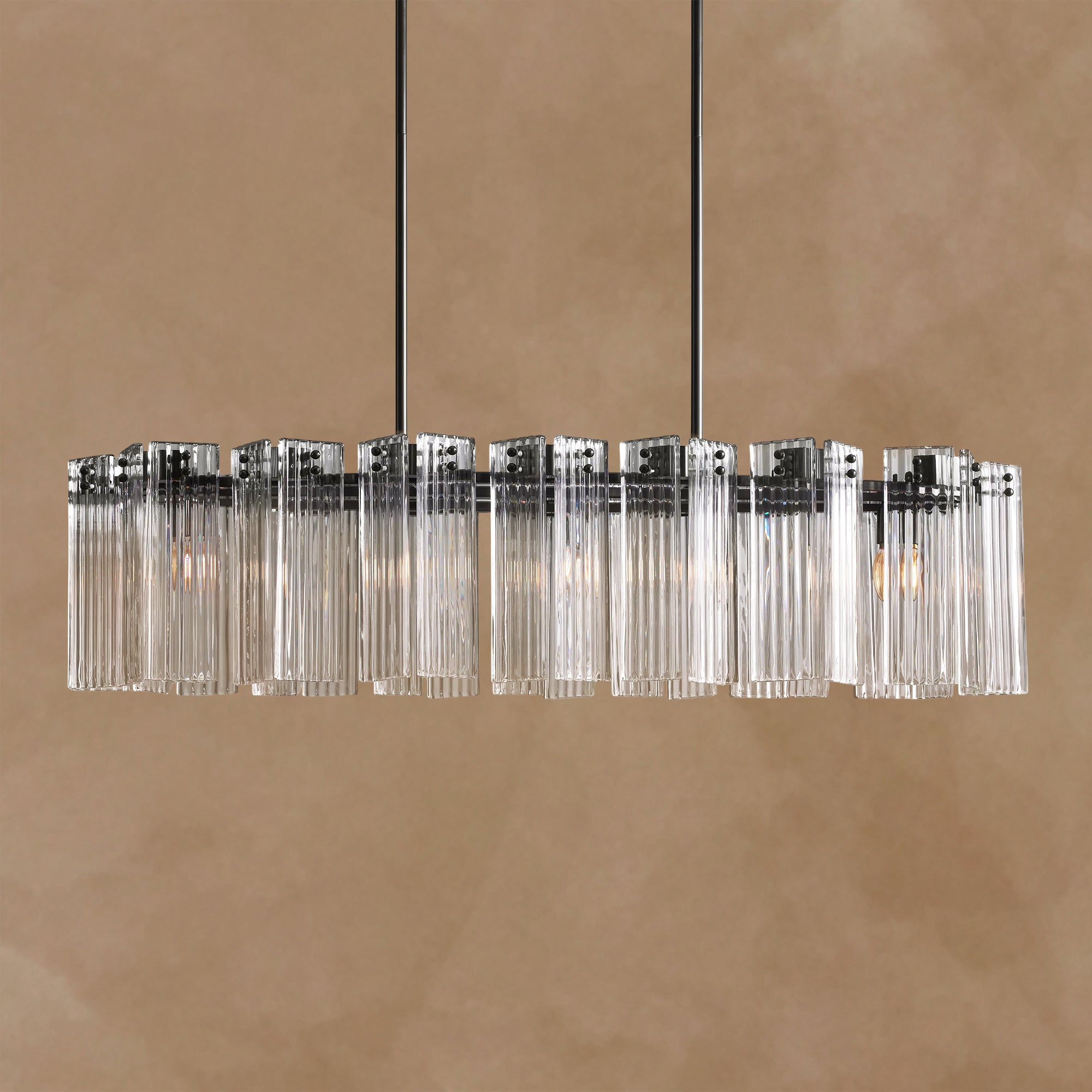Delsie Oval 2 Tiered Chandelier
