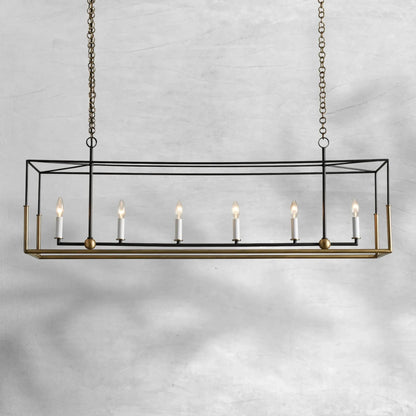 Hurstan 6-Light Linear Chandelier