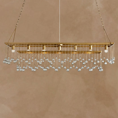 Averline Rectangular Chandelier Crystal Ball
