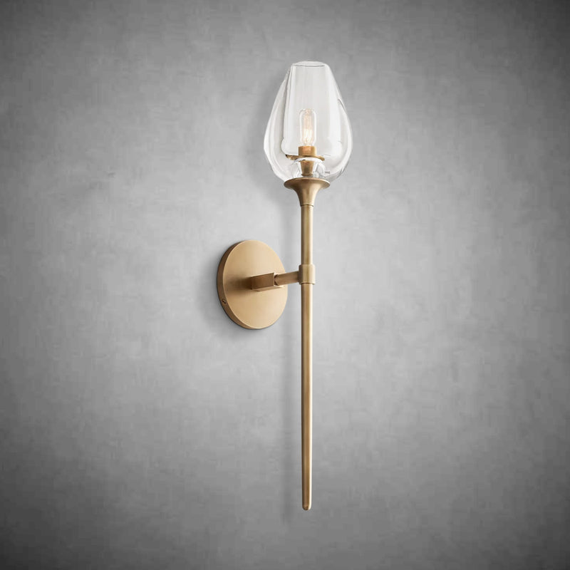 Harper Tulpe Modern Glass Wall Sconce