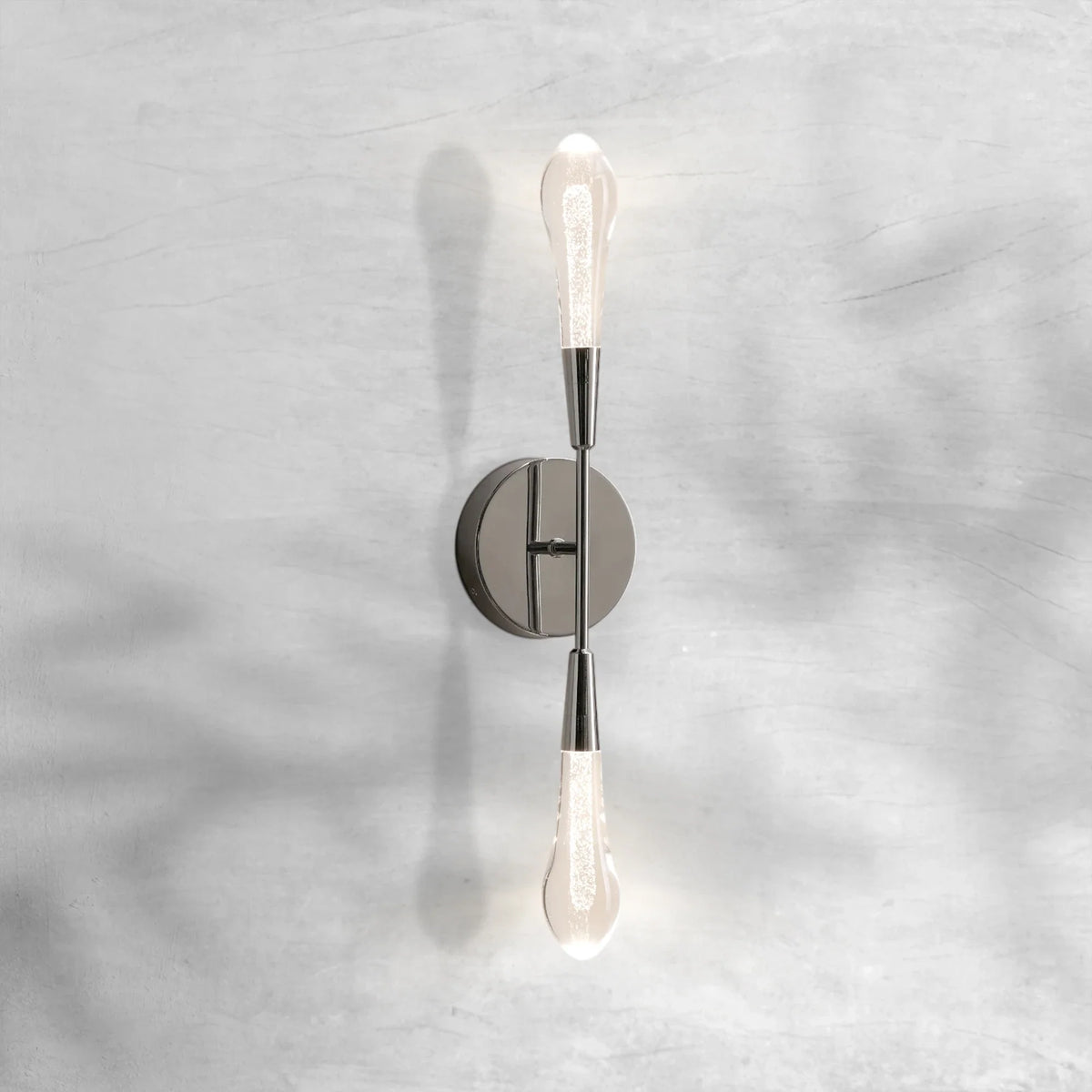 Elegant Sorenza Double Sconce with LED and Brass Finish