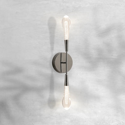 Elegant Sorenza Double Sconce with LED and Brass Finish