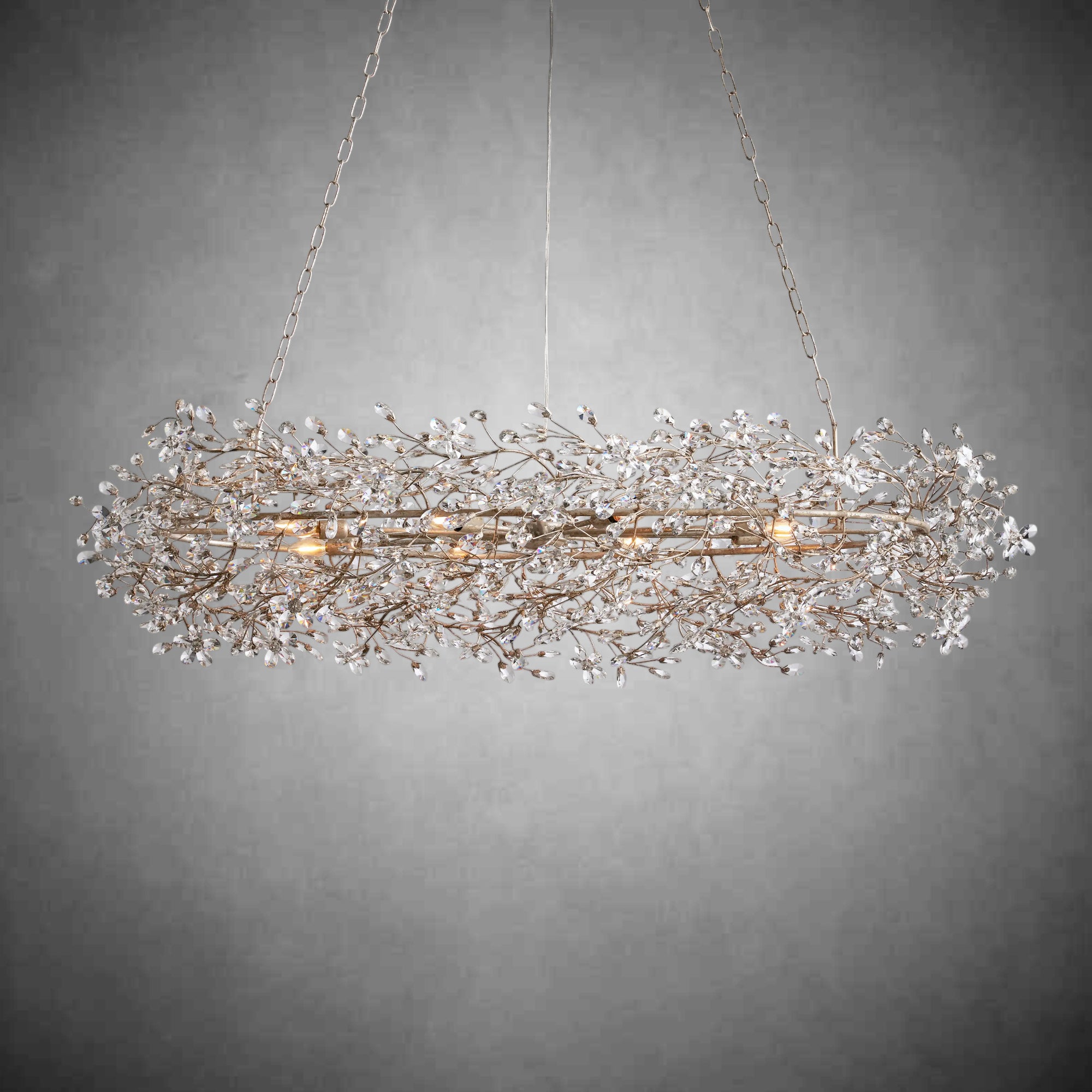Fiore Oval Chandelier 62'' 74''