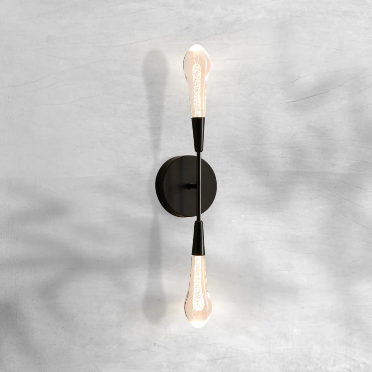 Elegant Sorenza Double Sconce with LED and Brass Finish