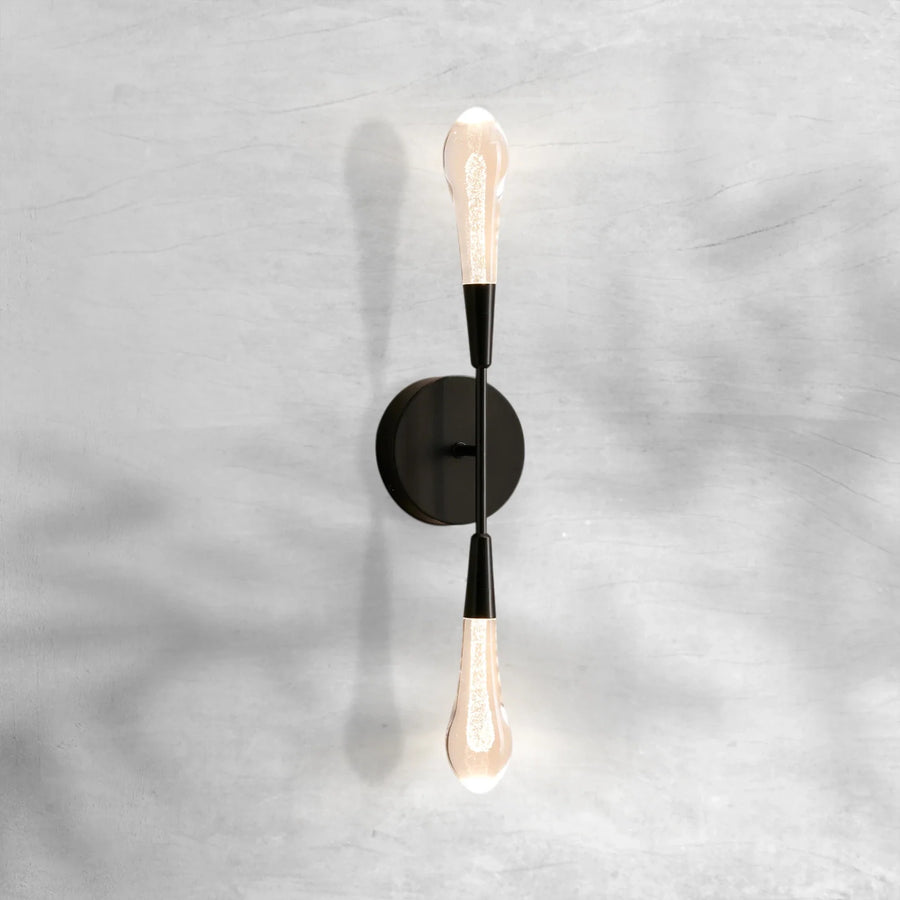 Elegant Sorenza Double Sconce with LED and Brass Finish