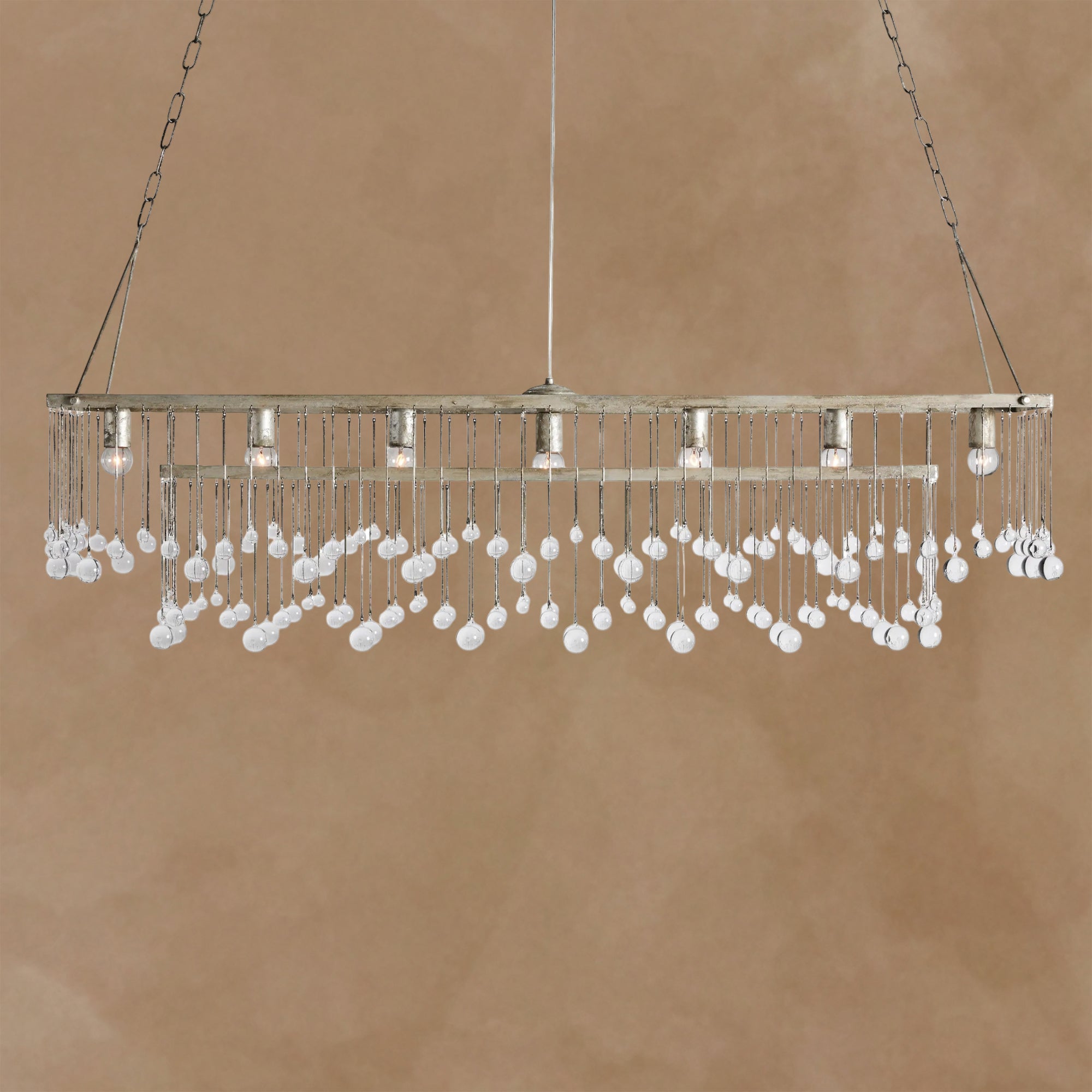 Aubrey Rectangular Chandelier Crystal Ball