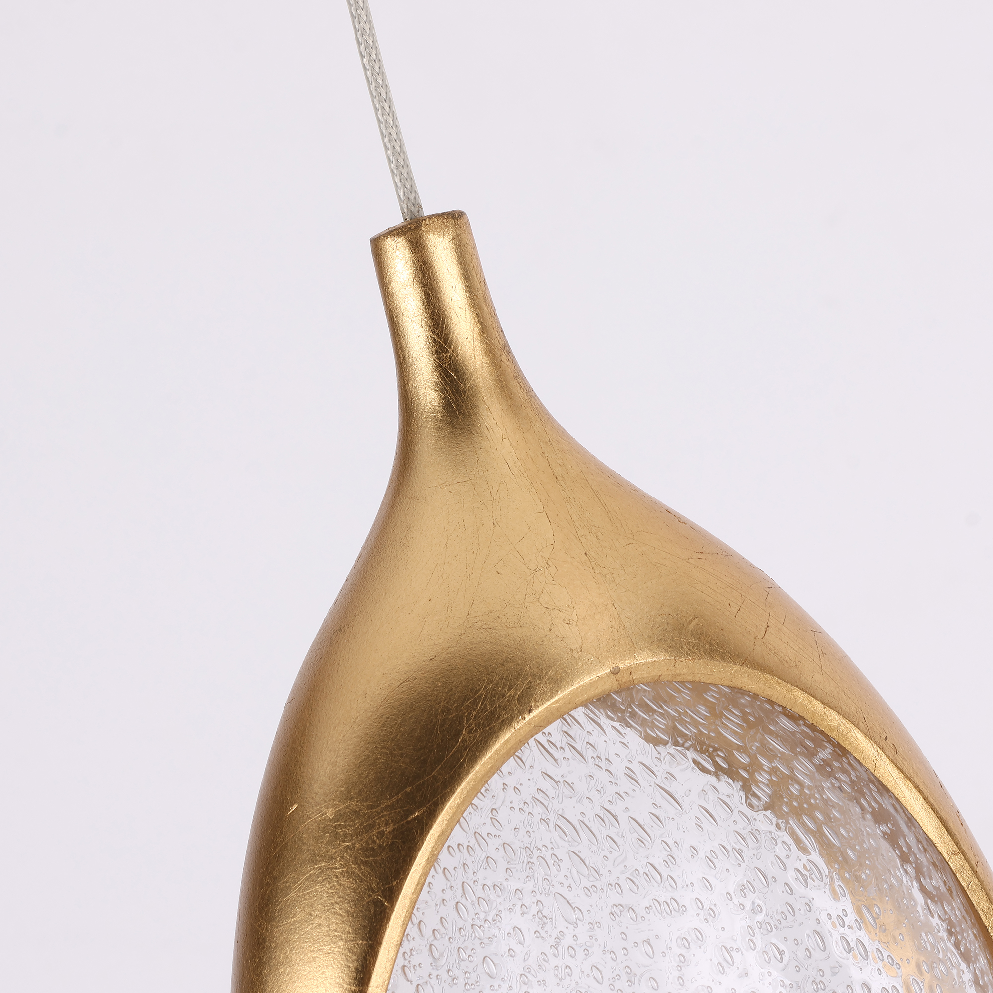 Olive Modern Brass Pendant Lamp