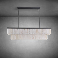 Rectangle Alabaster Chandelier