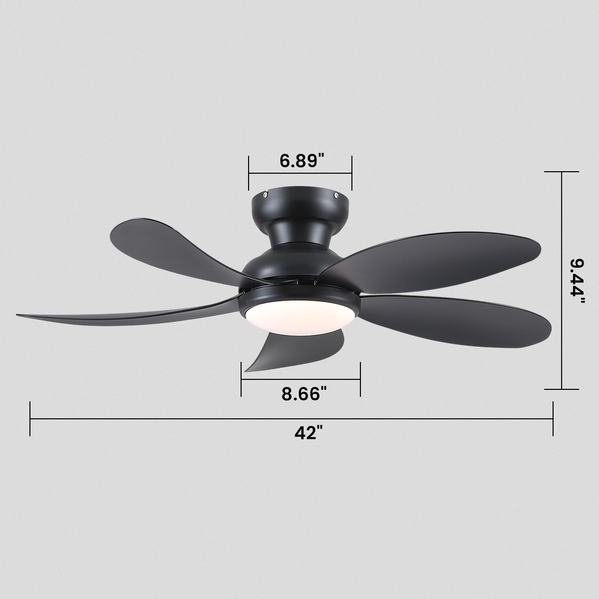 Graceshire contemporary ceiling fan