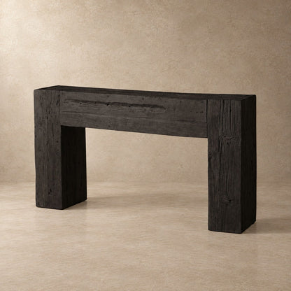 Happyarcadian Reclaimed Teak Wood Console Table