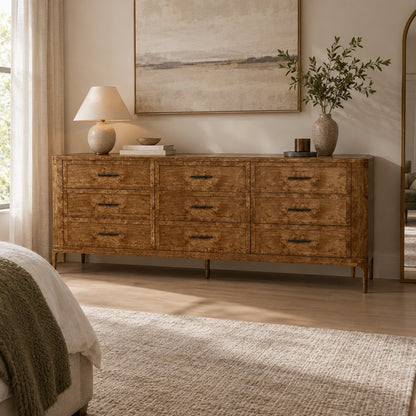 Mappa Burl Wood Clothing Storage