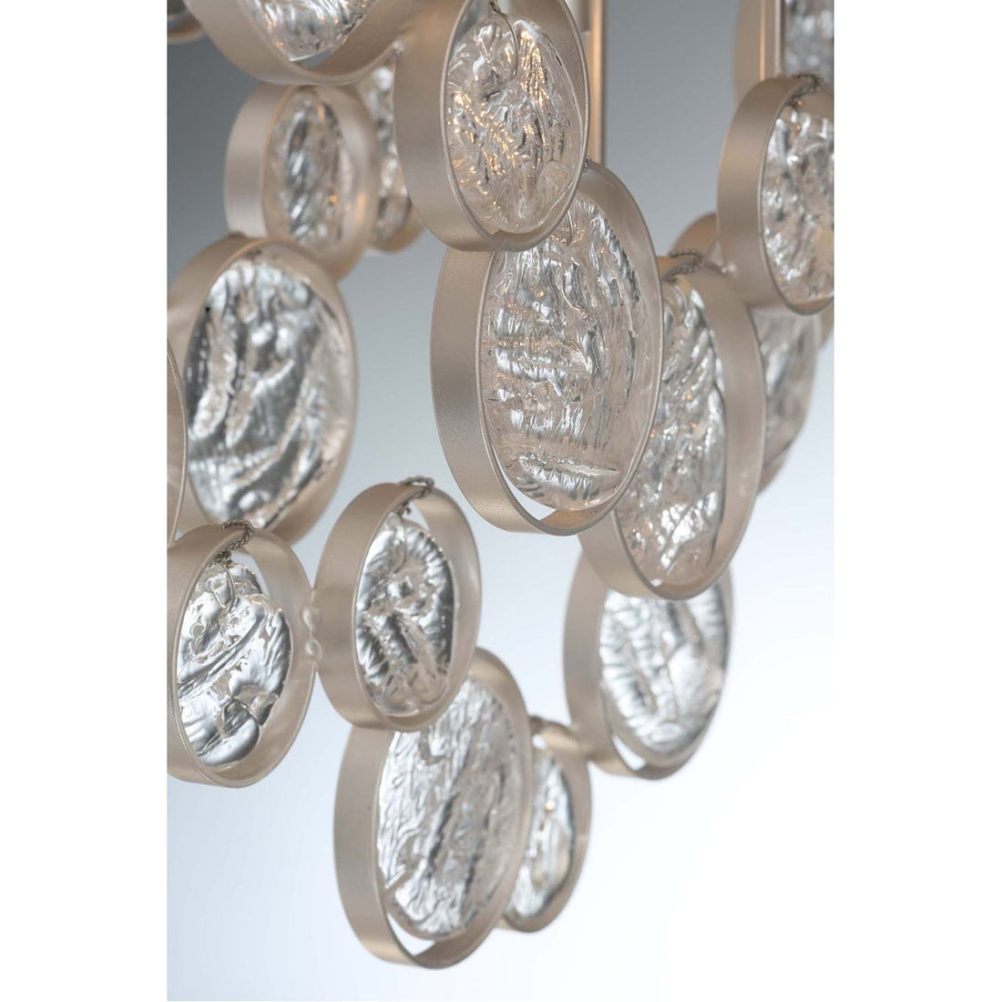 Mirella Trento Clustered Glass Linear Chandelier