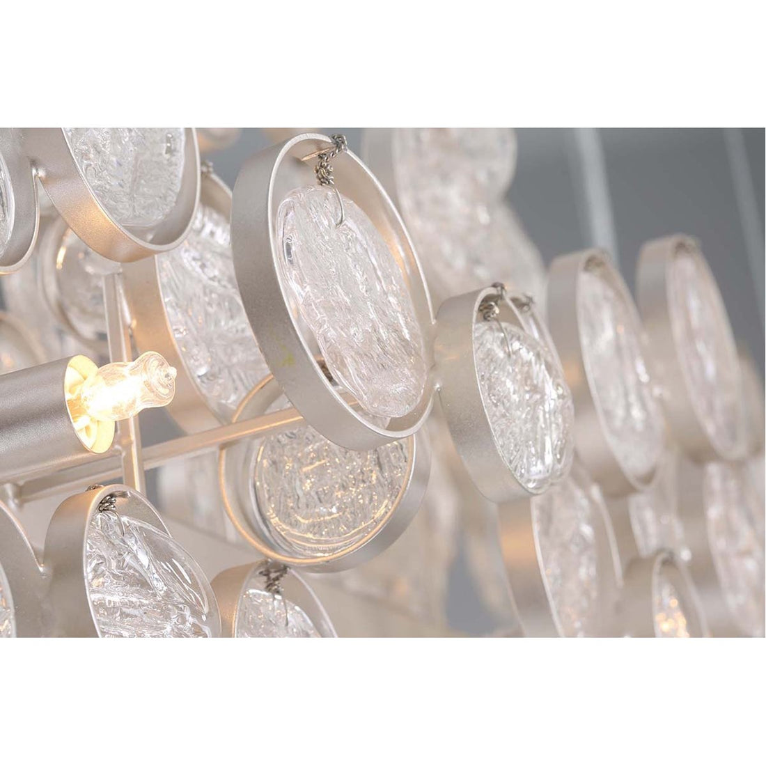 Mirella Trento Clustered Glass Linear Chandelier