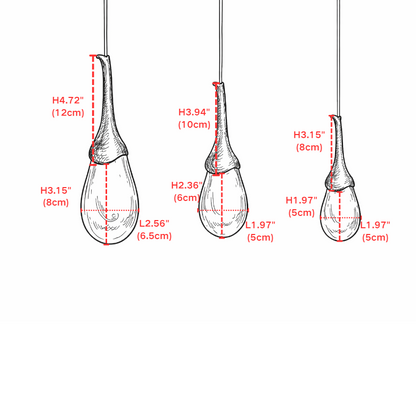 Modern Creative Seed Crystal Chandelier for Dining Room