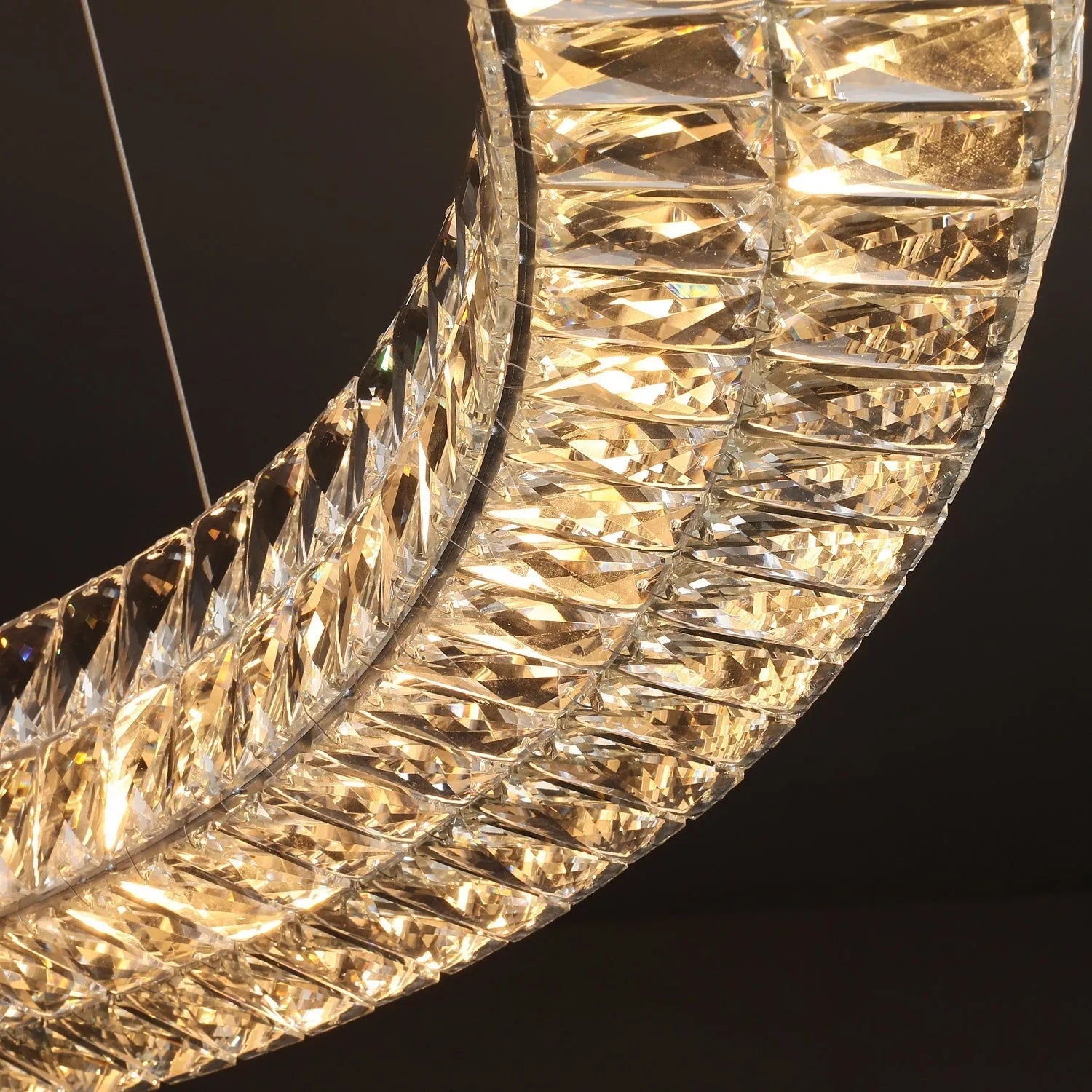 Luxury Crystal Circular Chandelier