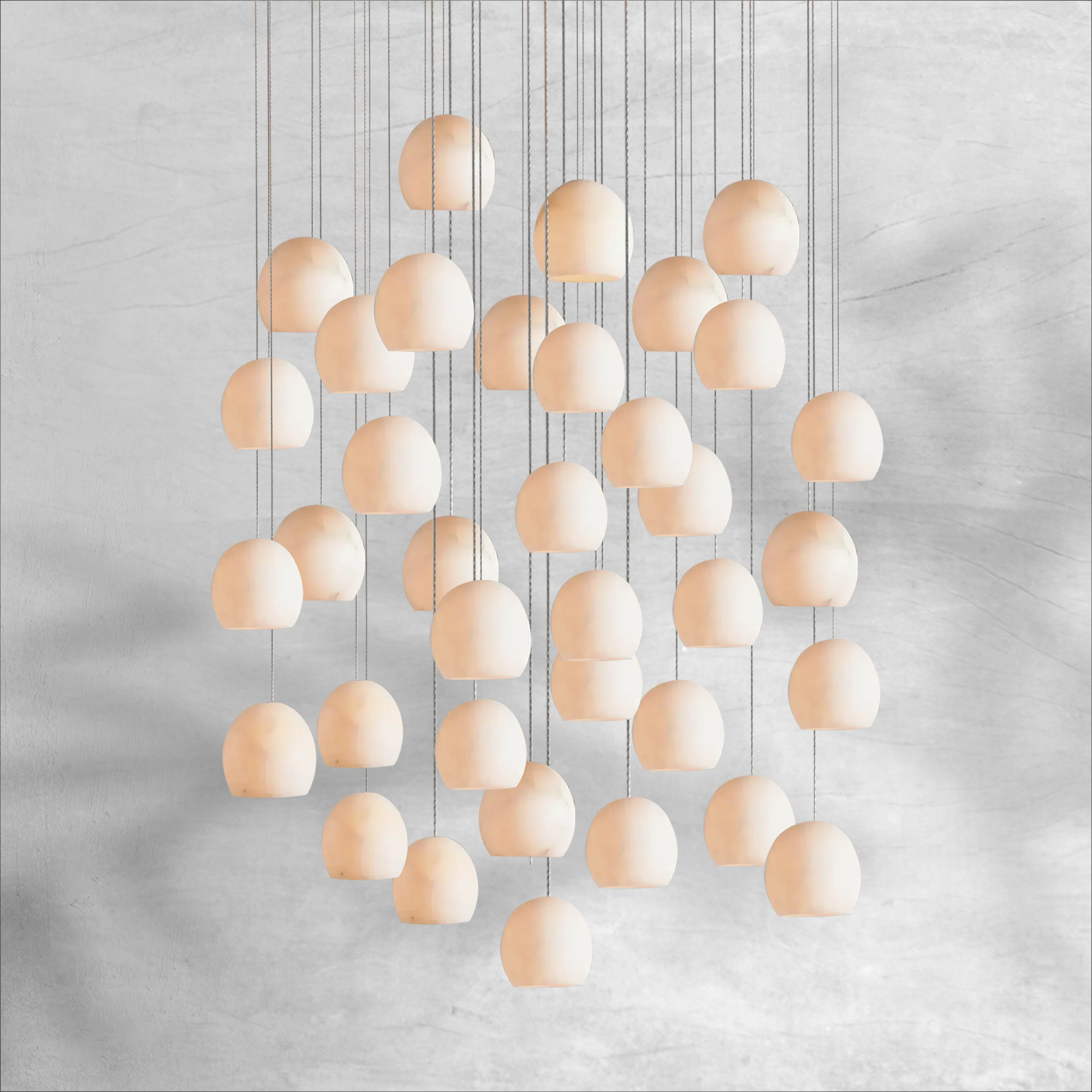 Arica Round Chandelier 3/7/15/36 Light