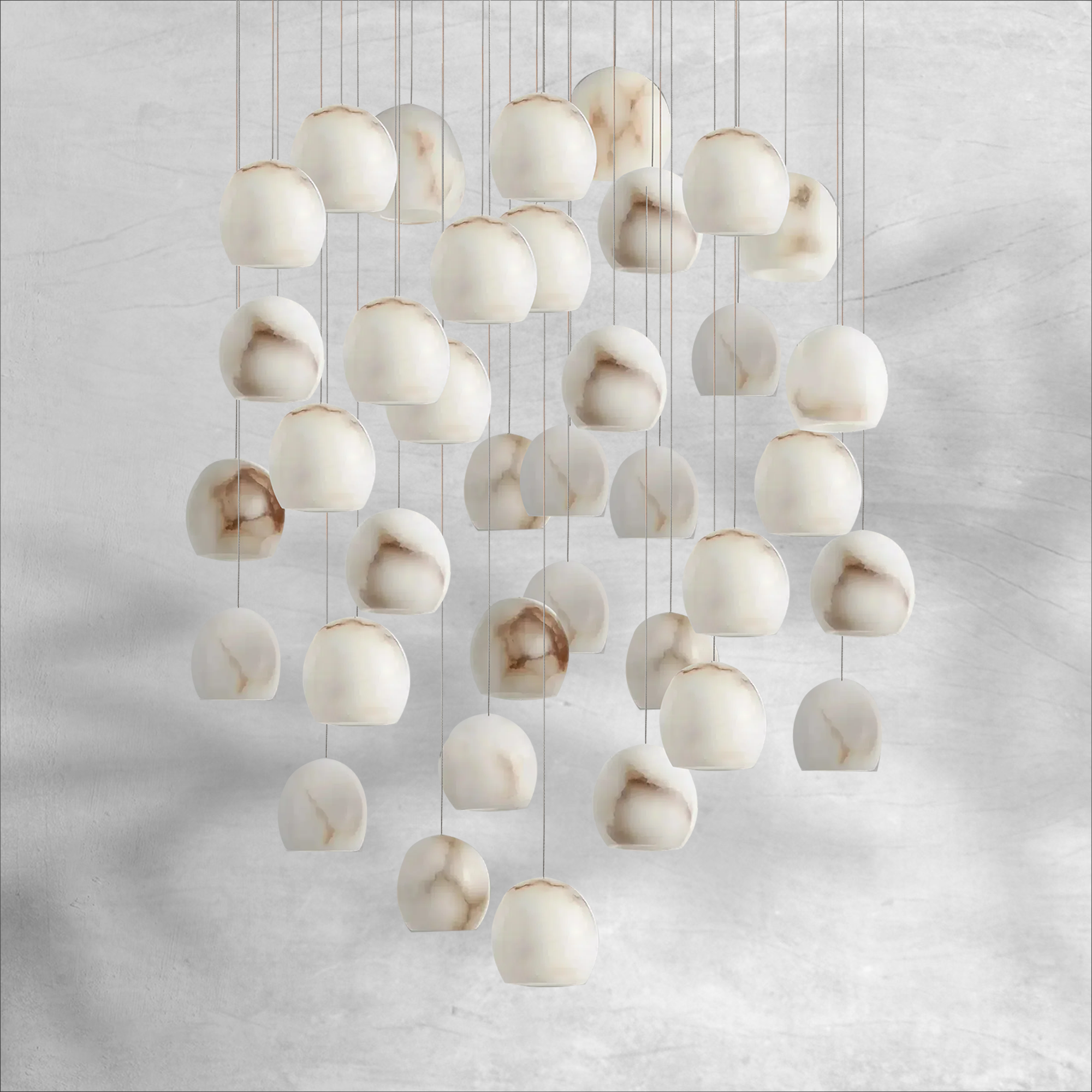 Arica Round Chandelier 3/7/15/36 Light