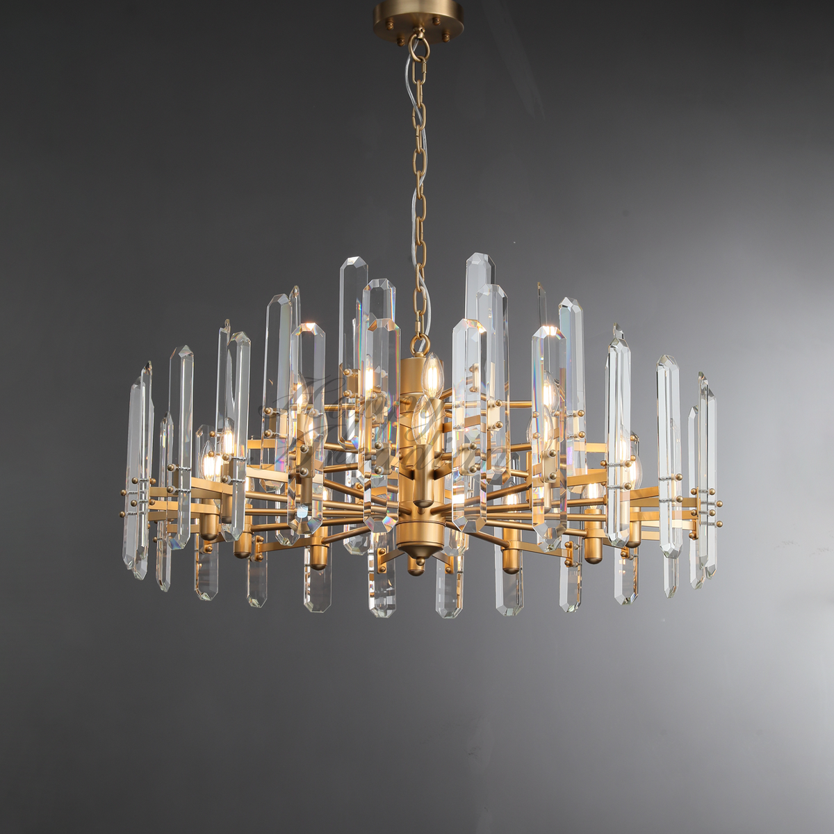 Bonnie Crystal Chandelier for Living Room Bedroom Kitchen Island