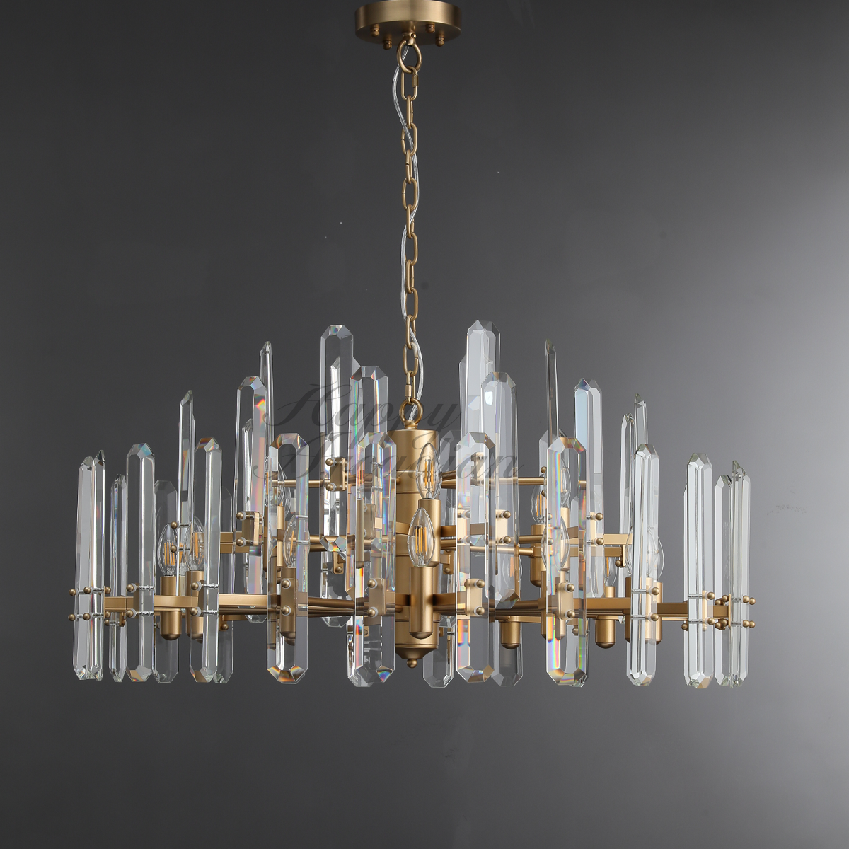 Bonnie Crystal Chandelier for Living Room Bedroom Kitchen Island