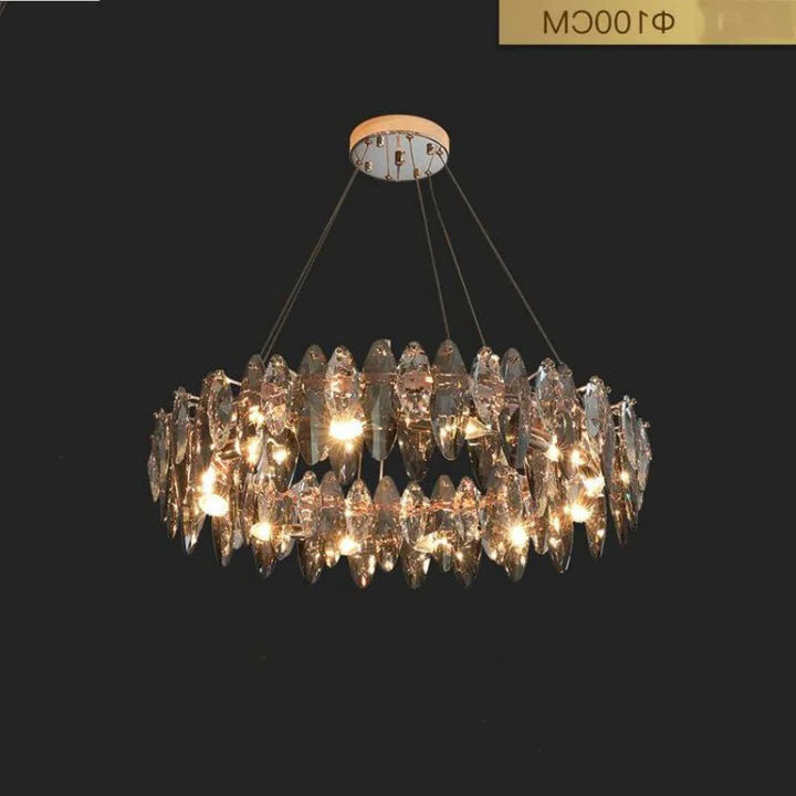 Aurize Crystal Ring Chandelier 39"