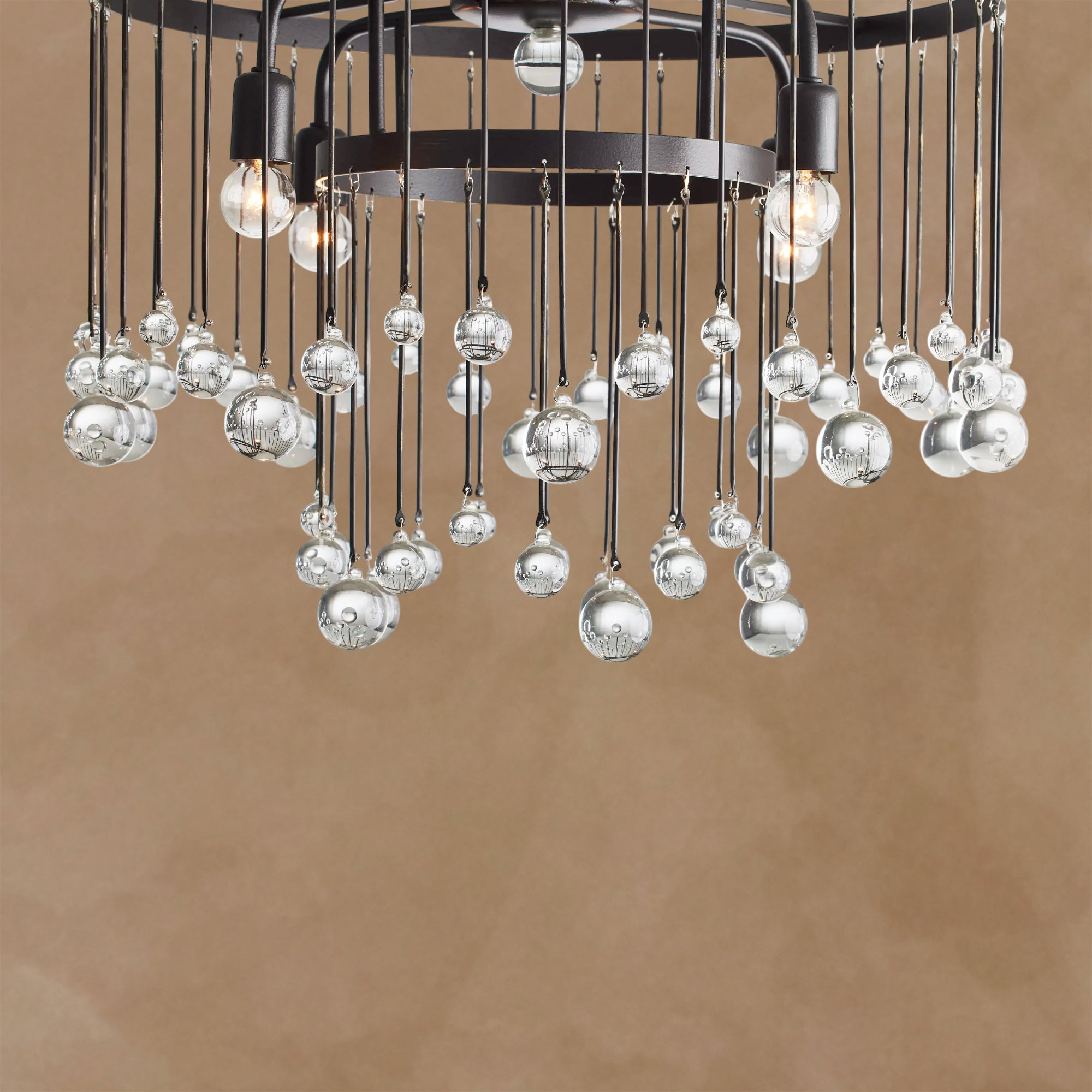 Aubrey Flushmount Crystal Ball
