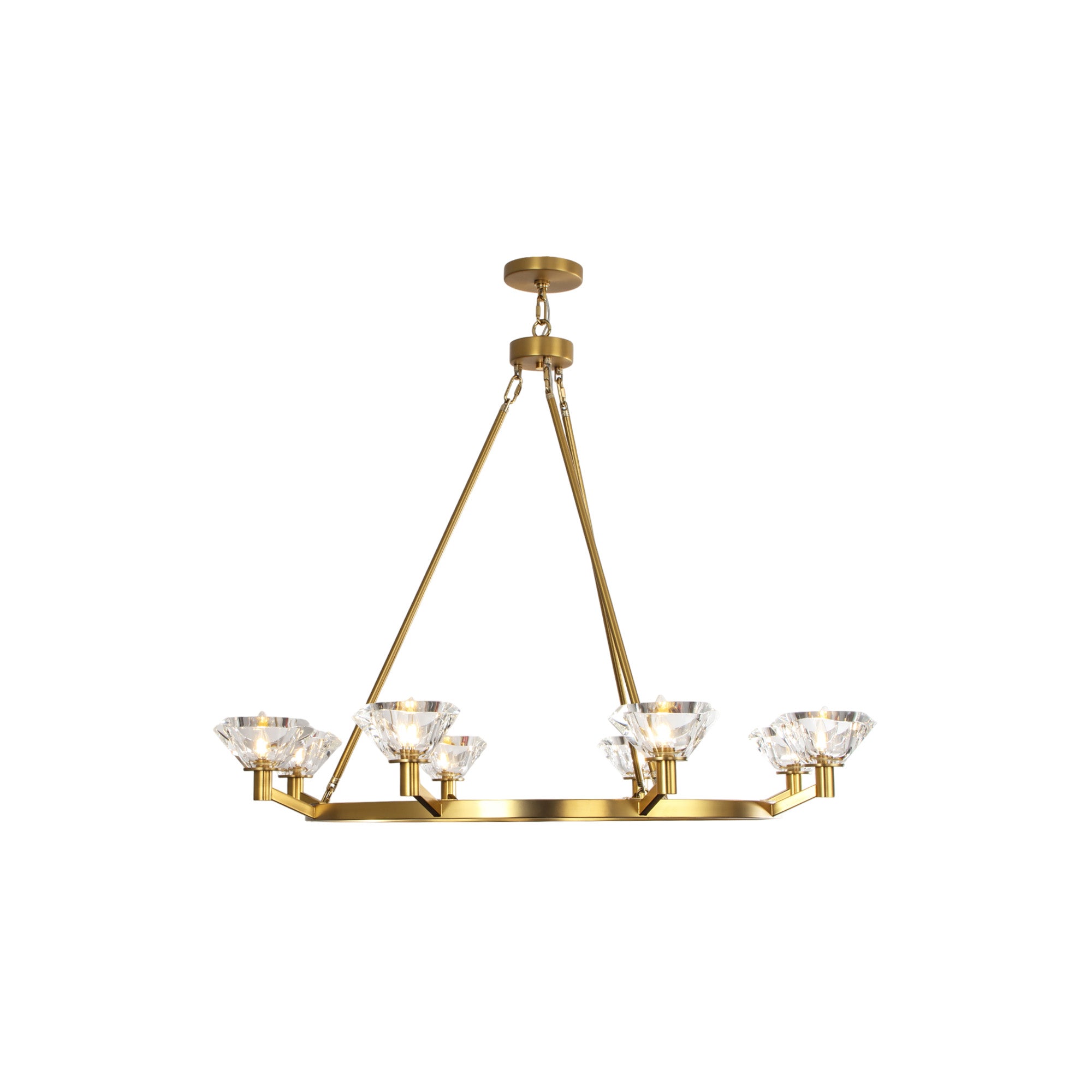 K9 Crystal Cup Chandelier