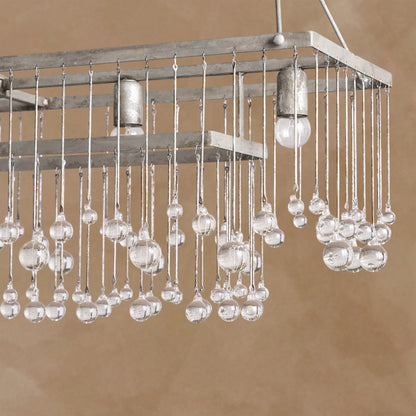 Averline Rectangular Chandelier Crystal Ball