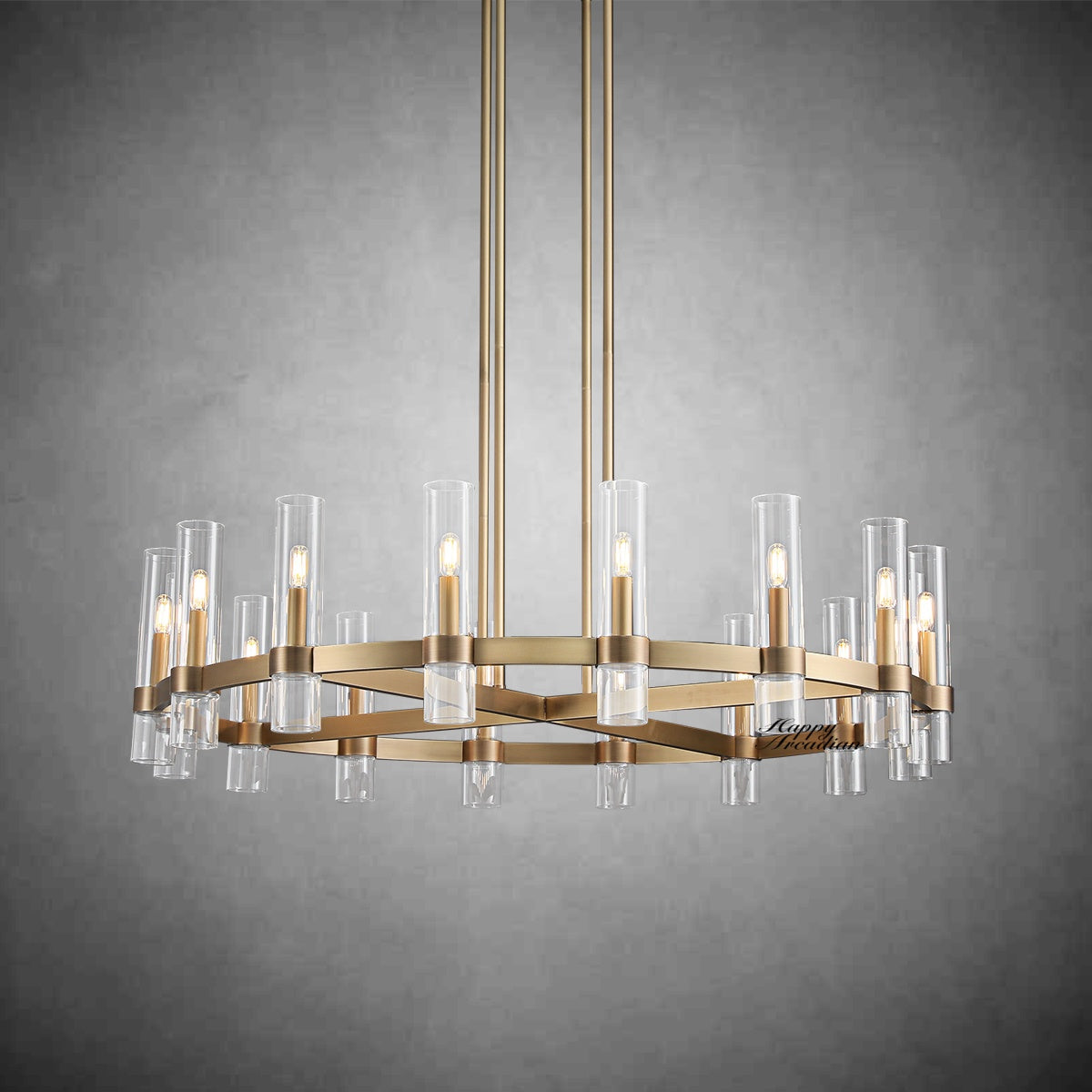 HA Rebecca Round Chandelier 48″, 16-Lights