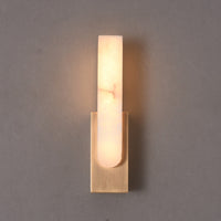 Nimbus Alabaster Brass Wall Sconce