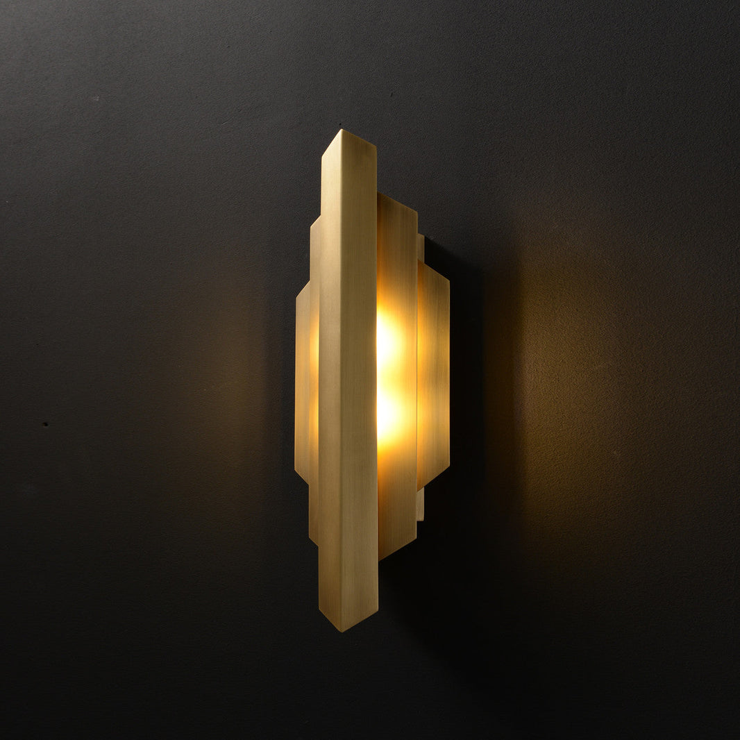 Luker Wall Sconce Brass