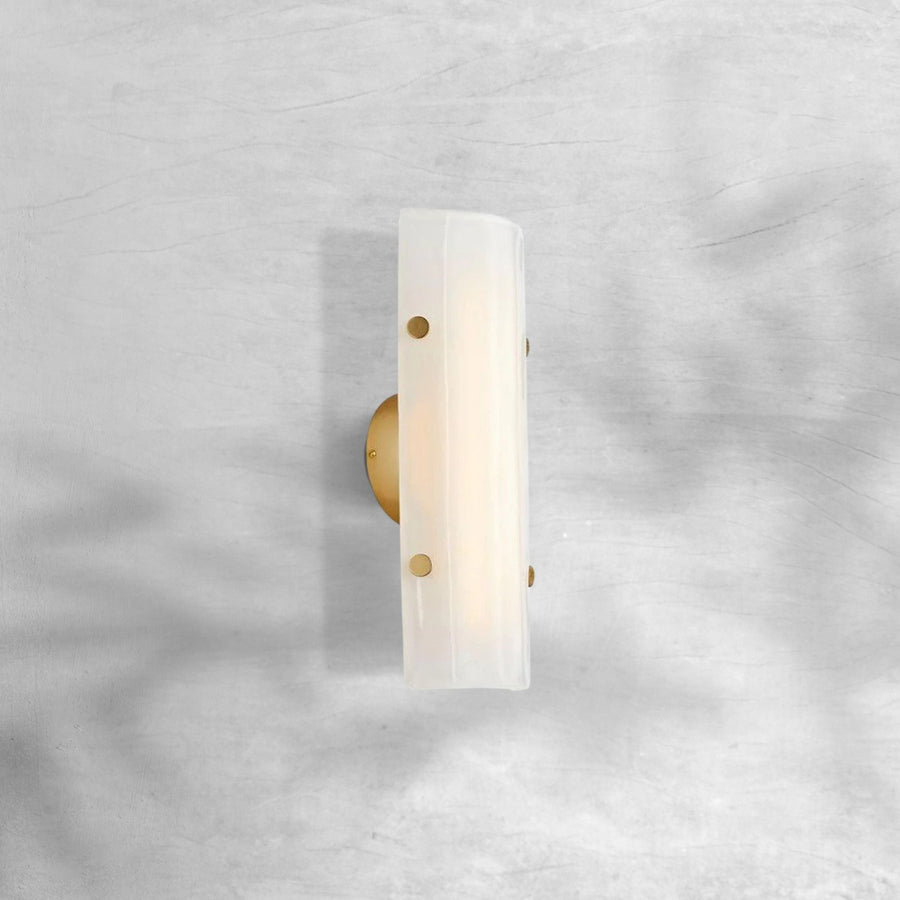 Willamette 16" Art Deco Wall Sconce with Brass Finish