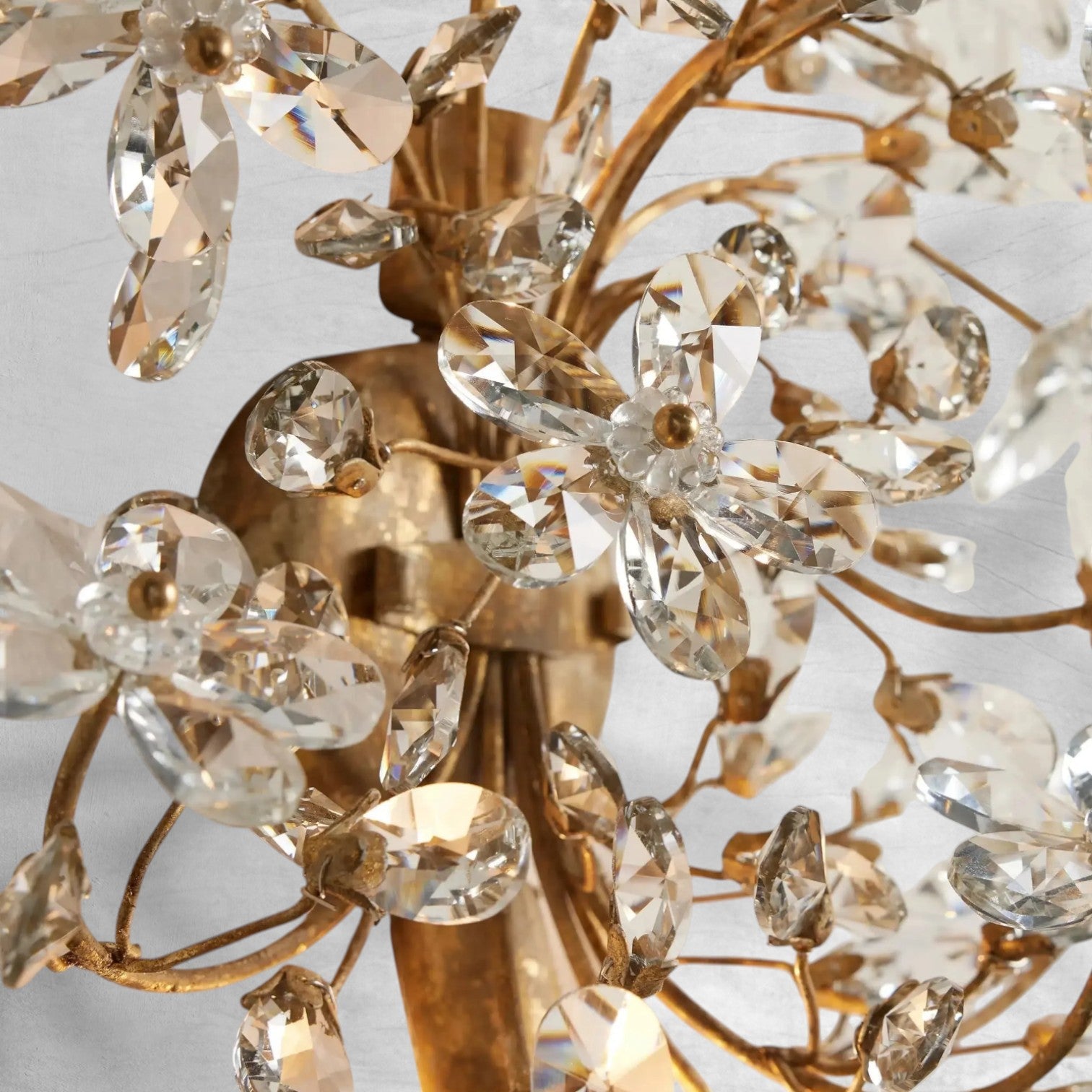 Luster Gaze Veridian Bloom 2-Light Wall Sconce - Background Shot