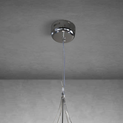 Crystal Chandelier  Sliver  Ceiling Light Fixture